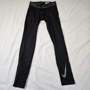 Nike Pro Men's Therma Tights Small Black Workout Activewear